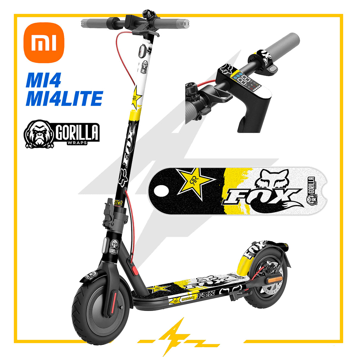 Vinilo para patinete eléctrico Xiaomi MI4 / MI4 LITE Fox Rockstar
recambios patinete eléctrico
tienda de repuestos de patinetes eléctricos
recambios patinetes
repuestos de patinetes
accesorios patinete eléctrico
accesorios patinete
repuestos patinete
piezas de patinete eléctrico
piezas patinete electrico
ruedas patinete
taller del patinete
piezas de repuesto patinete eléctrico
af scooters